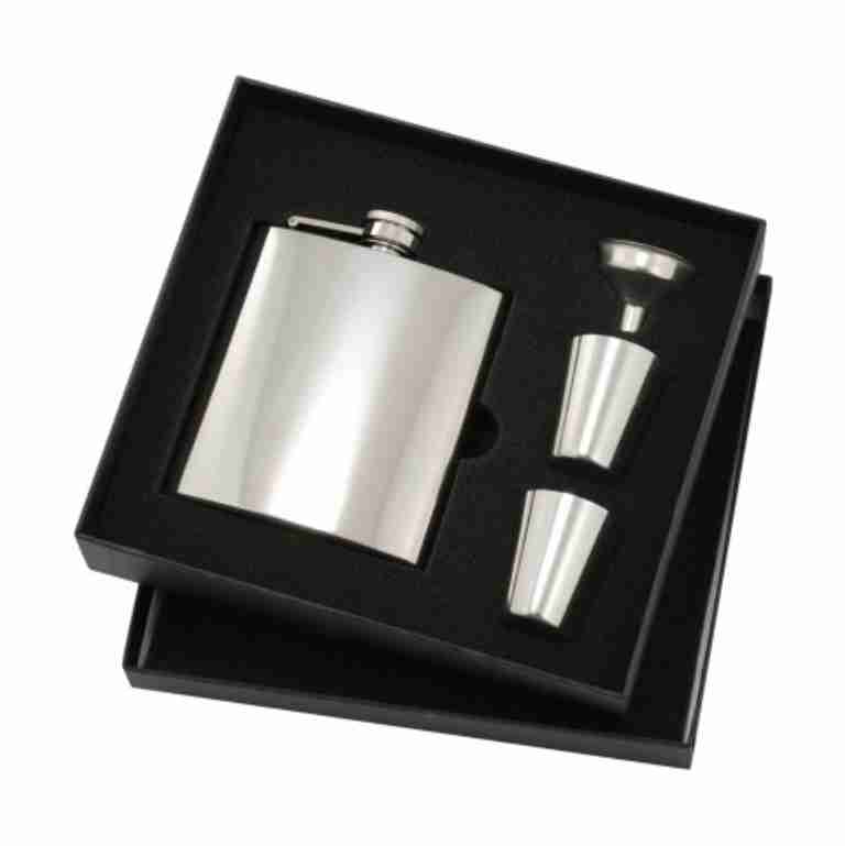 Stainless Steel Flask Premium Gift Set